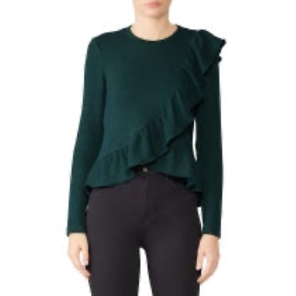 Saylor Kora Ruffle Sweater Top - Picture 1 of 12